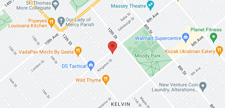 map of 1022 EIGHTH AVENUE